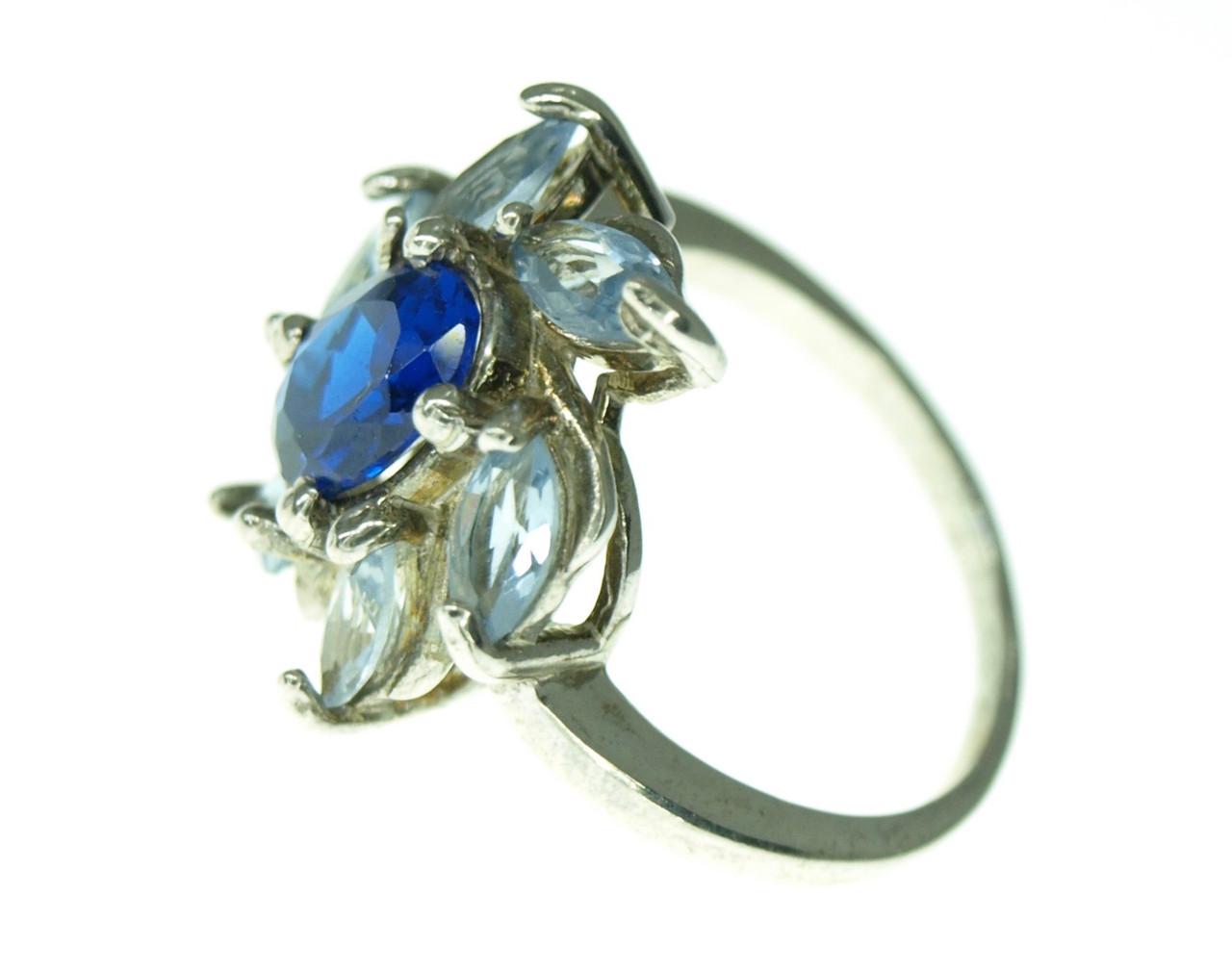 Кольцо из серебра с фианитом р. 16,5 (2101750186) - фото 2