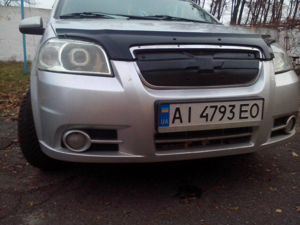 Решетка зимняя Digital Designs глянцевая для Chevrolet Aveo T250 2005-2011 г. (36325) - фото 2