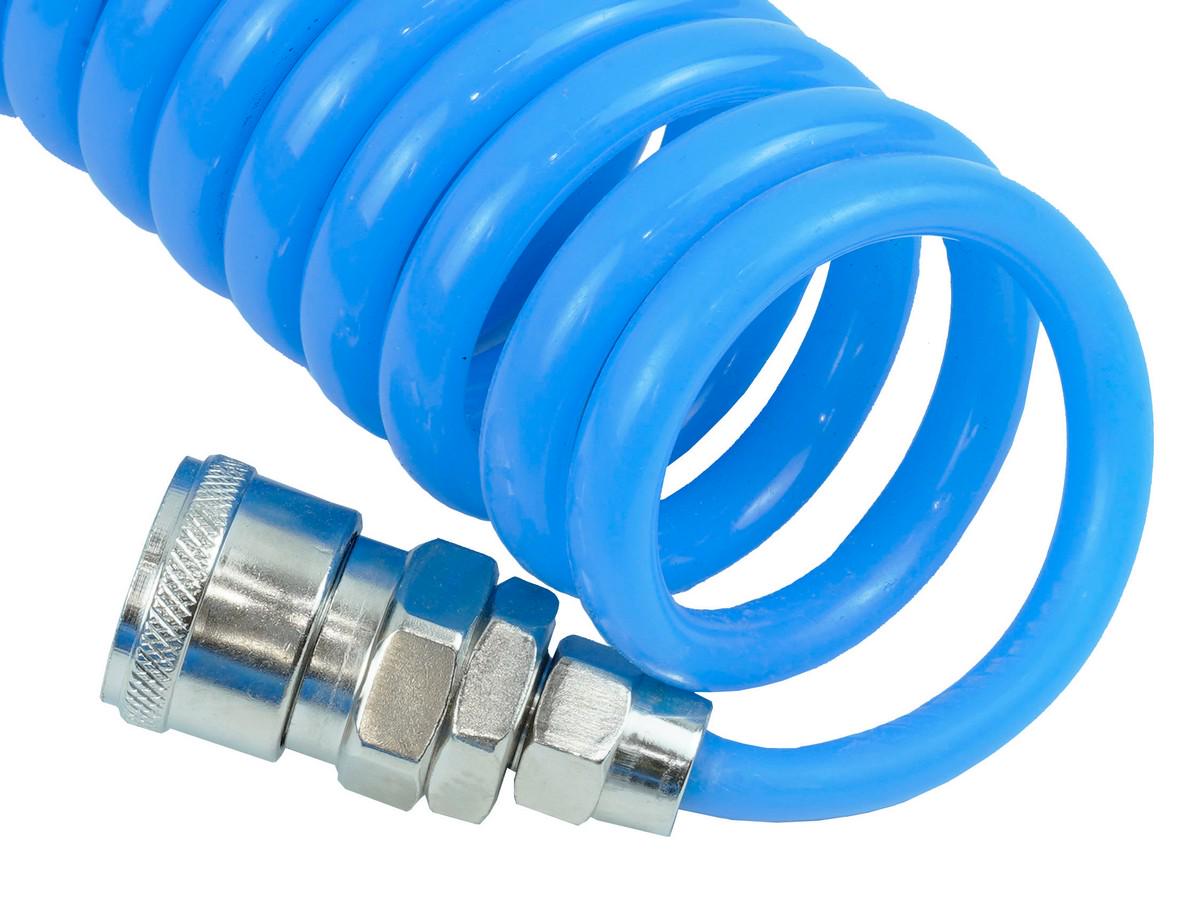 Шланг спиральный с быстрсъемным соединением 5,5х8 мм 10 м (комп723) - фото 3 Шланг спиральный с быстрсъемным соединением 5,5х8 мм 10 м (комп723) - фото 3