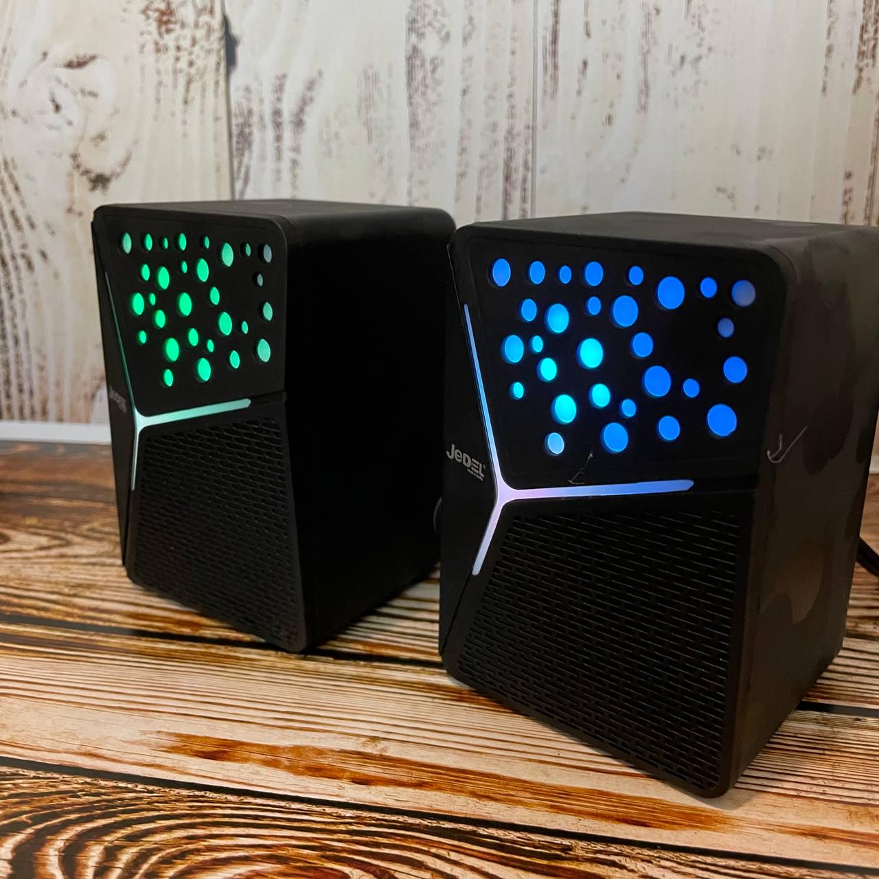 Колонки JEDEL S554 RGB 2.0 USB для комп'ютера та ноутбука - фото 2