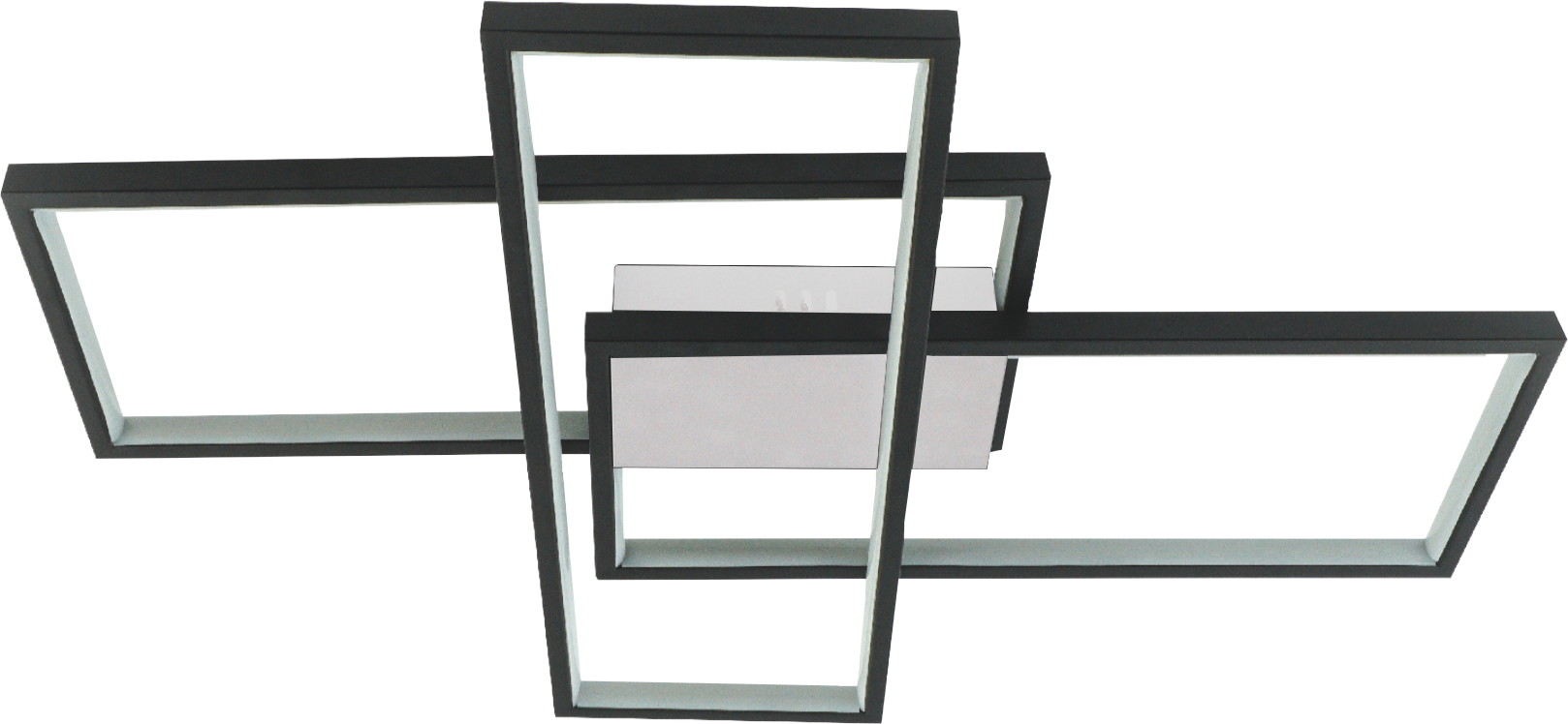 Люстра-смарт светодиодная ESLLSE SVEN 3S 85 Вт 690x470x80 мм Черно-белая (141-10552-01) - фото 1 Люстра-смарт светодиодная ESLLSE SVEN 3S 85 Вт 690x470x80 мм Черно-белая (141-10552-01) - фото 1