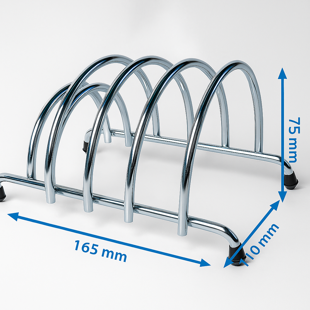 Подставка для досок 5 секций металлическая (7004) - фото 2 Подставка для досок 5 секций металлическая (7004) - фото 2
