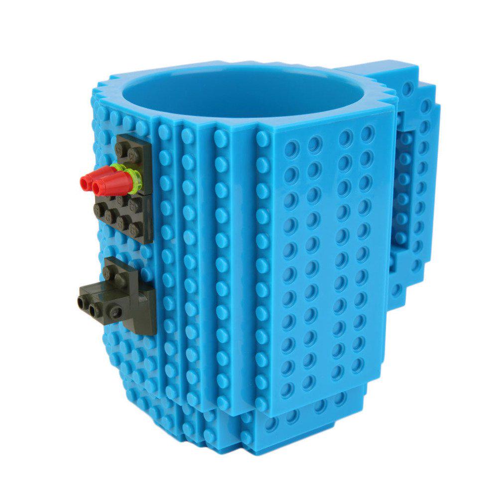 Чашка конструктор с деталями в комплекте Голубой (ed3645ee)