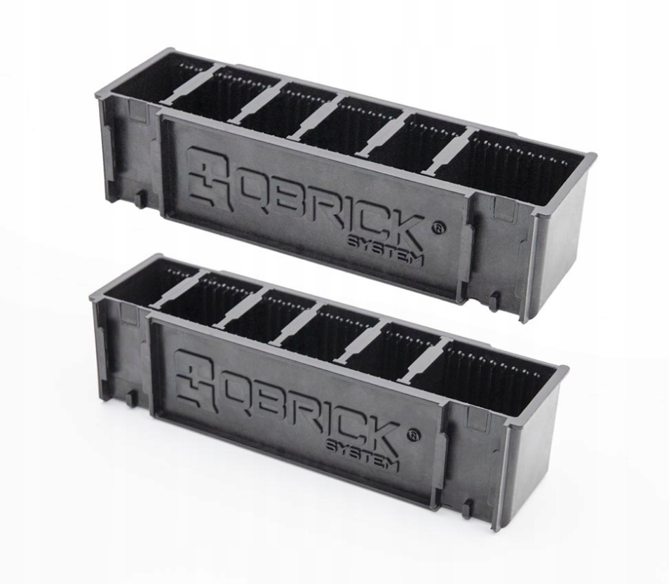 Набор держателей для инструмента Qbrick System Custom Long Items Holder пластиковый 70x85x275 мм 2 шт. (5901238261346)