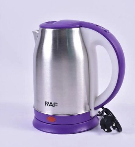Електрочайник дисковий RAF R.7830 нержавіюча сталь 2 л Фіолетовий - фото 1