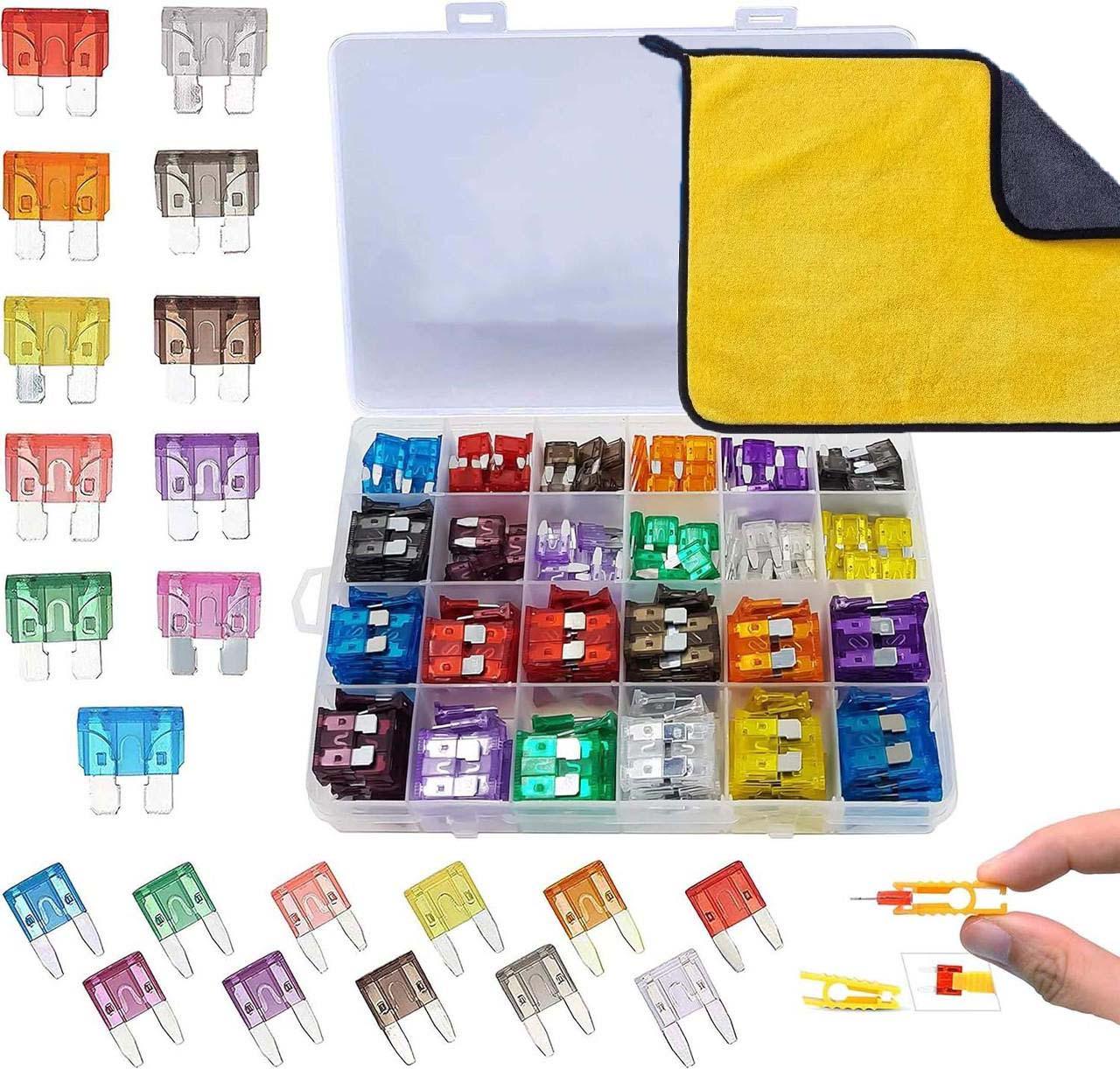 Автомобільні запобіжники стандарт і міні 300 шт. 2-40А і рушник - фото 8 Автомобільні запобіжники стандарт і міні 300 шт. 2-40А і рушник - фото 8