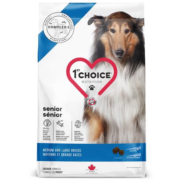 Корм сухий для літніх собак 1st Choice Senior Medium and Large Сhicken Premium середніх і великих порід Курка 12 кг (ФЧСССК12)