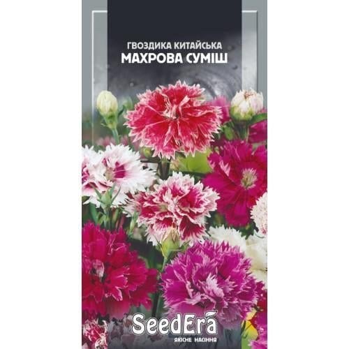 Семена цветов Гвоздика Китайская Махровая смесь Семейный Сад 0,2 г (CS-0977)