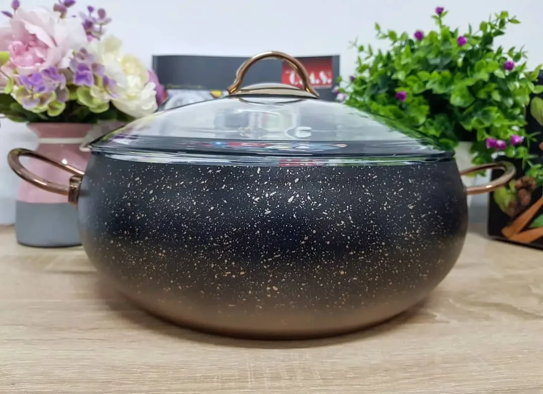 Кастрюля OMS Collection 3141 24 см 4,5 л Bronze - фото 8 Кастрюля OMS Collection 3141 24 см 4,5 л Bronze - фото 8