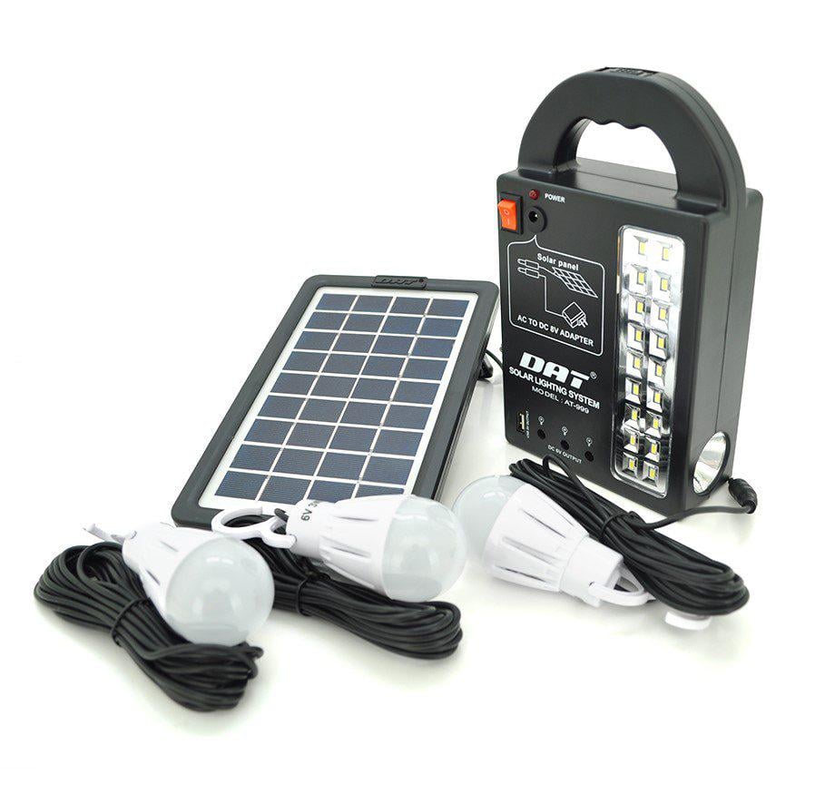 Фонарь Solar AT-999 c солнечной панелью (MS-12517)