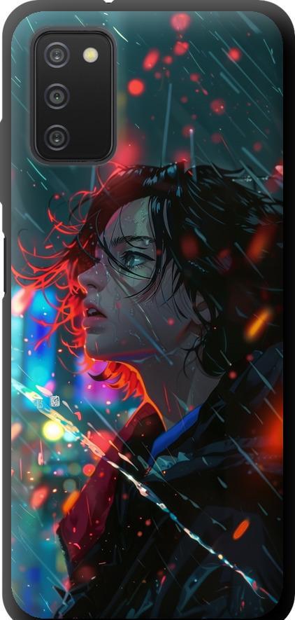 Чехол на Samsung Galaxy A03s A037F Ночные огни (6096b-2381-42517) Чехол на Samsung Galaxy A03s A037F Ночные огни (6096b-2381-42517)