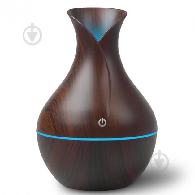 Увлажнитель воздуха iHealth с LED подсветкой Humidifier Ultrasonic Aroma 130 мл Темное дерево