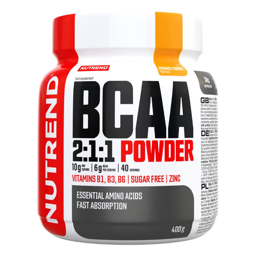 Аминокислота NUTREND BCAA 2:1:1 Powder Сорбет с манго 400 г (21301-02)