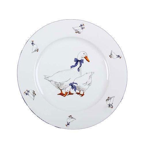 Набор тарелок обеденных Thun Saphir Гуси фарфор 6 шт. d 25 см (2642300)