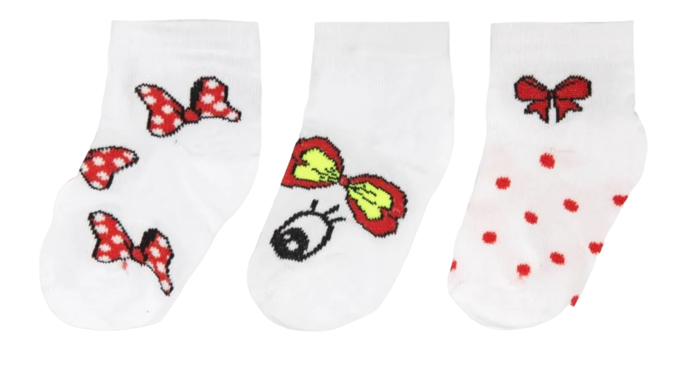 Носки детские хлопковые демисезонные для девочки Gabbi NSD-410 р. 10-12 6 пар (90410)