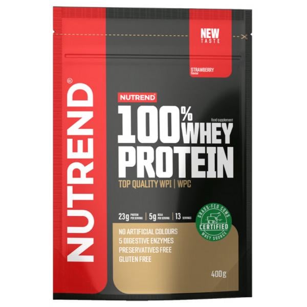 Протеїн Nutrend 100% Whey Protein strawberry 400 г