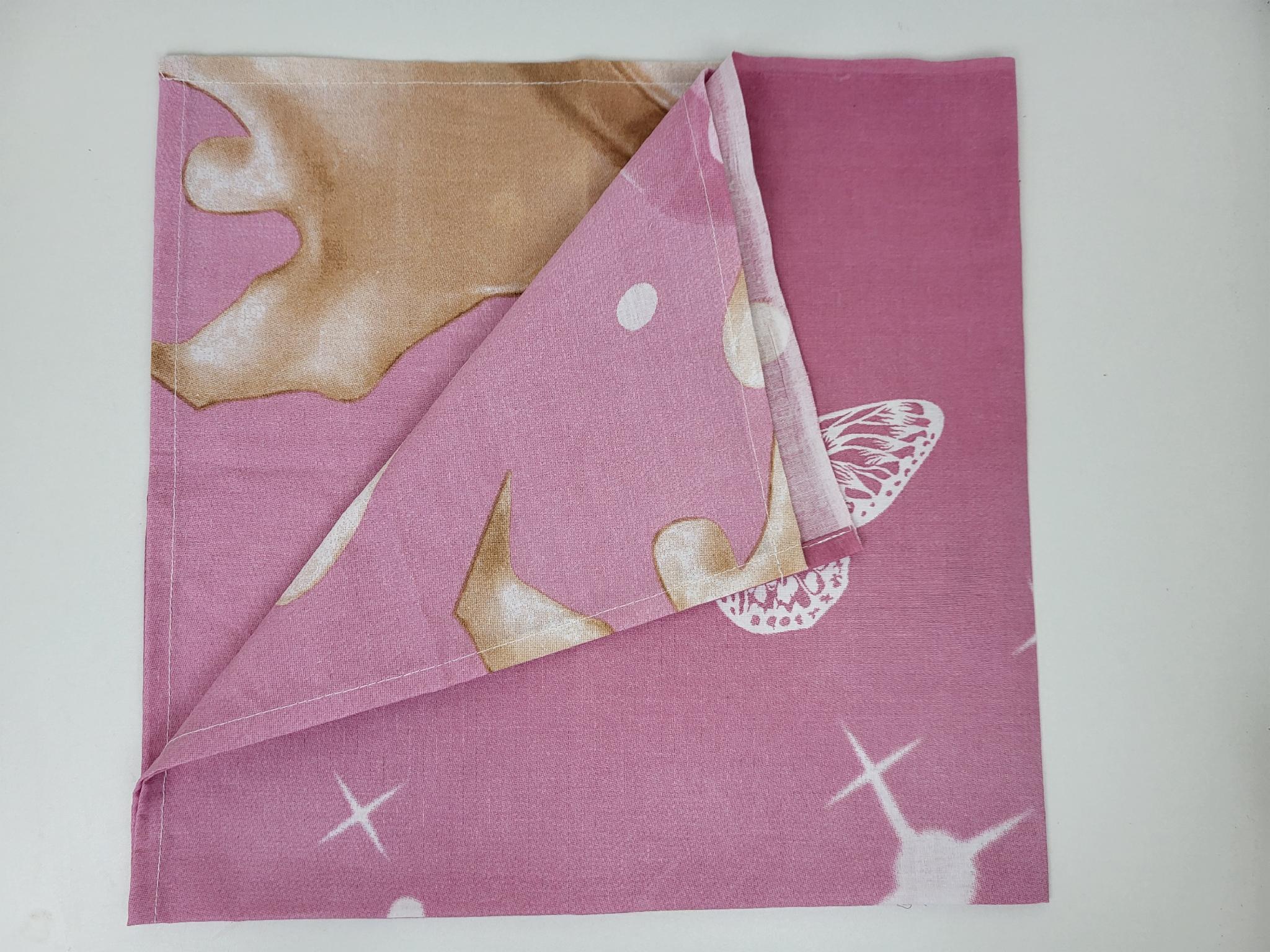 Пелюшка для новонароджених 65х65 см Рожевий (1484)