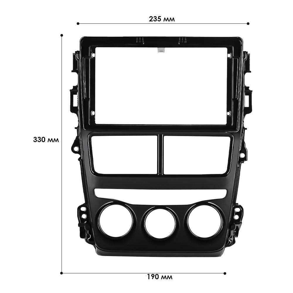 Перехідна рамка Toyota Yaris 2017-2020 (6374) 9" - фото 4