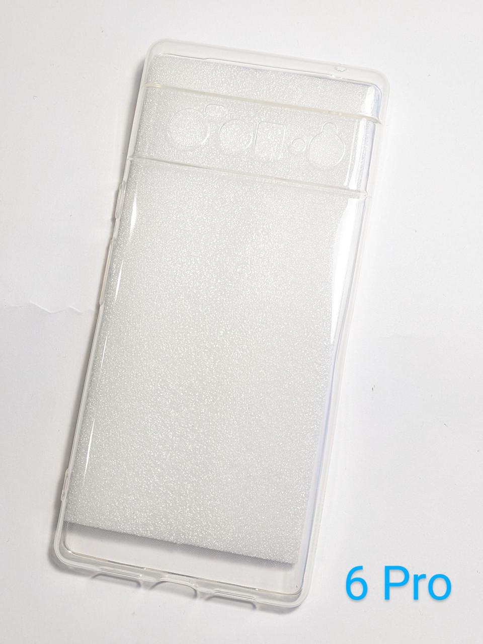 Прозрачный силиконовый чехол для Google Pixel 6 Pro - фото 3 Прозрачный силиконовый чехол для Google Pixel 6 Pro - фото 3