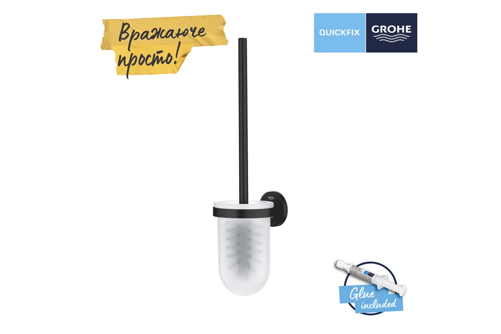 Йоржик для унітаза Grohe QuickFix Start 411852430 (23180606) - фото 4 Йоржик для унітаза Grohe QuickFix Start 411852430 (23180606) - фото 4