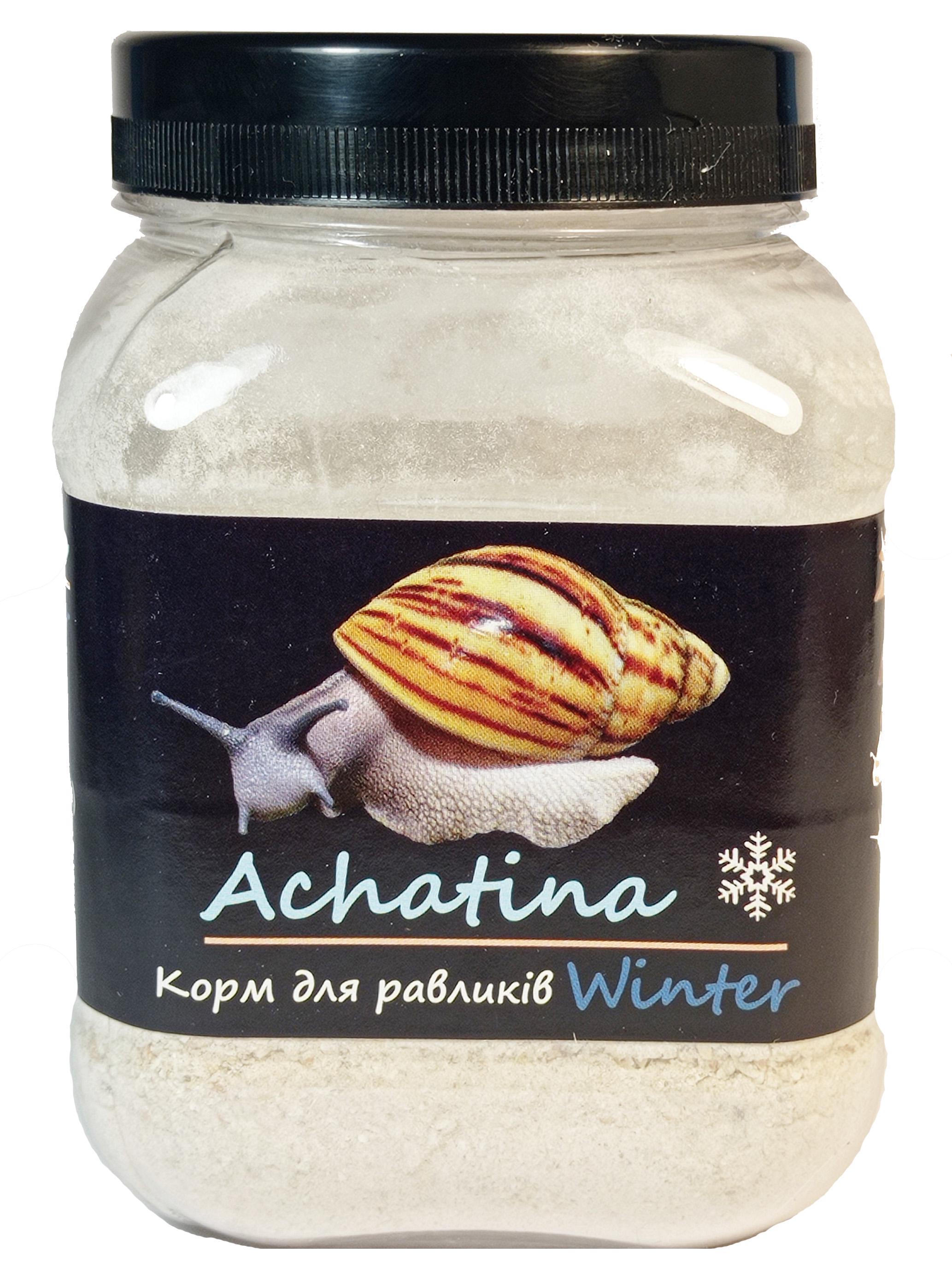 Корм для лесных улиток Буся Achatina Winter Special зимовий 450 мл