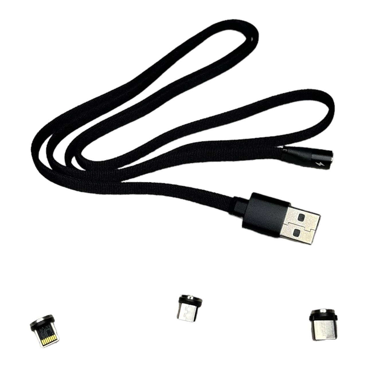 Кабель Remax RC-169th Magnet 3А USB Black