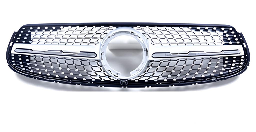 Решетка передняя GT Panamericana Black 2015-2019 Cixtai для Mercedes GLC X253 2015-2022 гг. ABS
