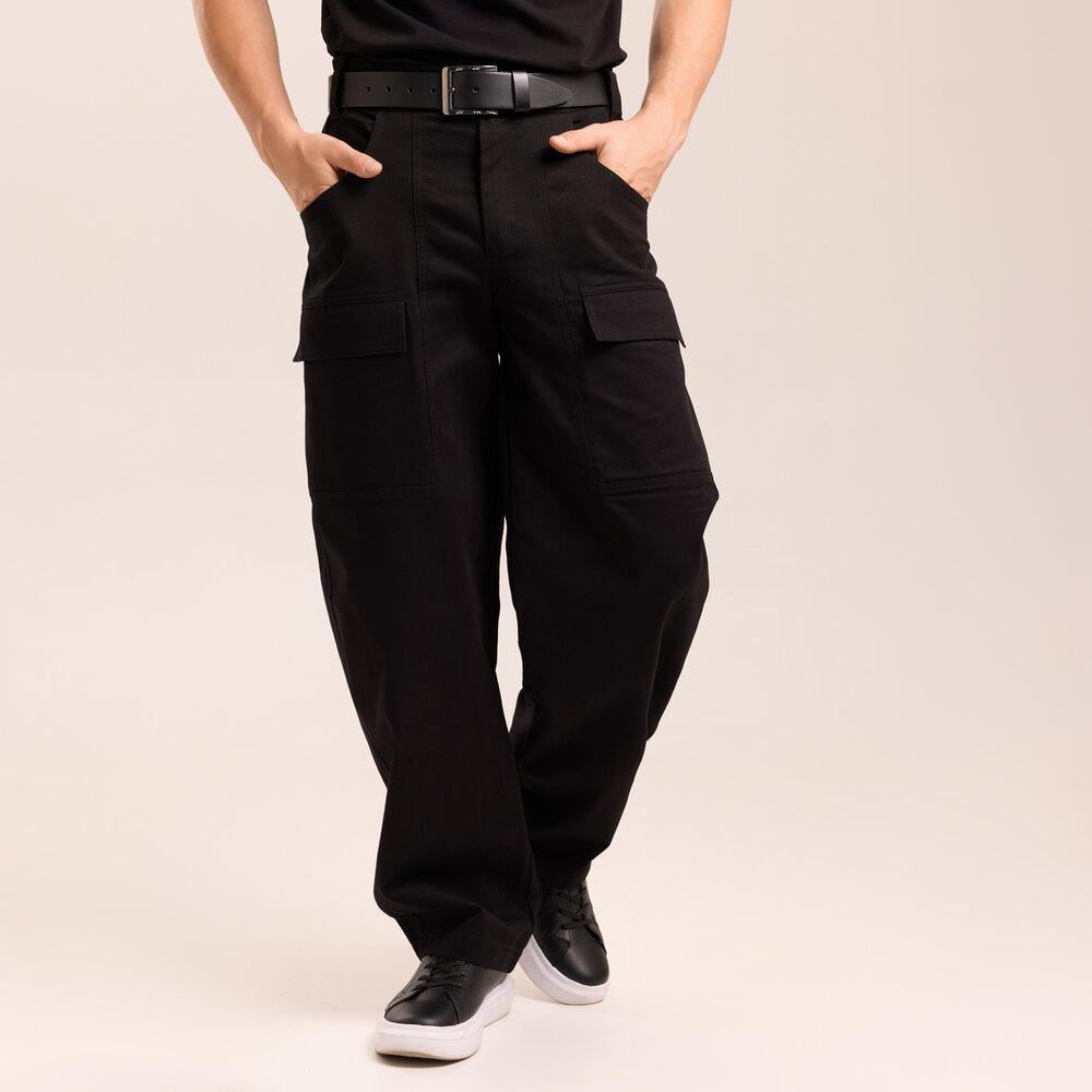 Брюки карго мужские Pobedov Axis котоновые M Черный (26489/1)