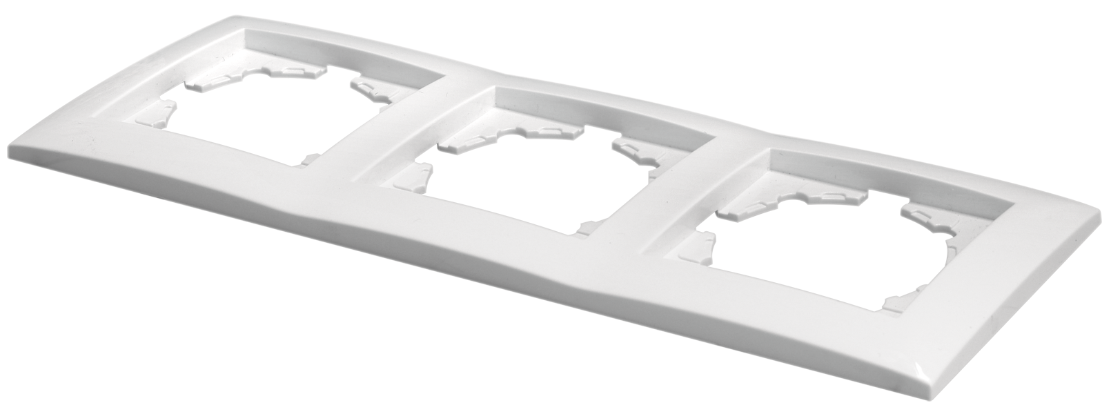 Рамка тримісна MARSHEL IDEAL FI-3 White