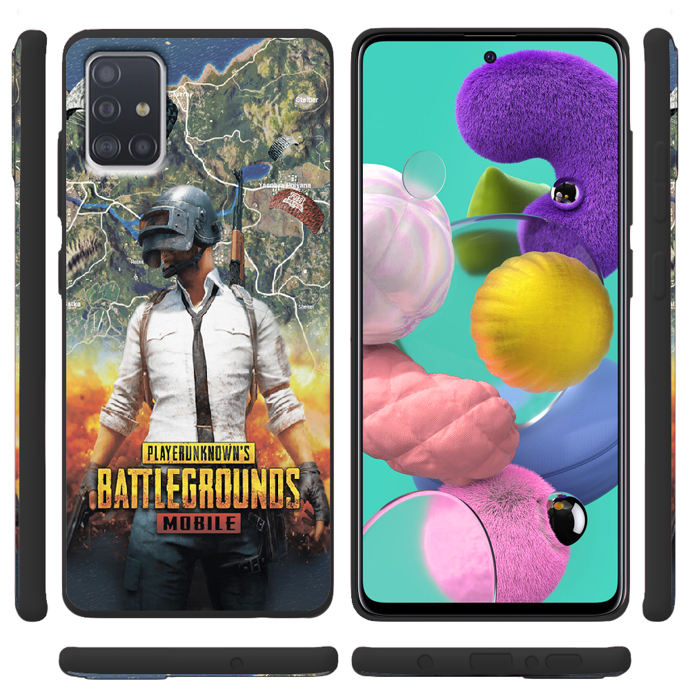 Чехол Boxface Samsung A515 Galaxy A51 PUBG Mobile Черный силикон (38808-up2309-38947) - фото 2