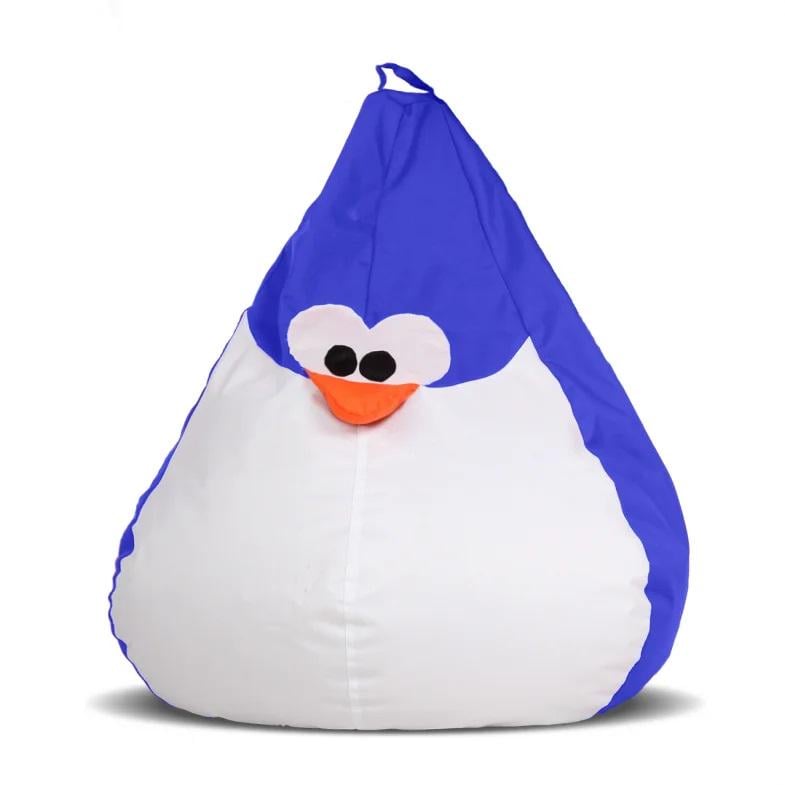 Крісло мішок Пінгвін 60х90 см Синій (31257-Нов)