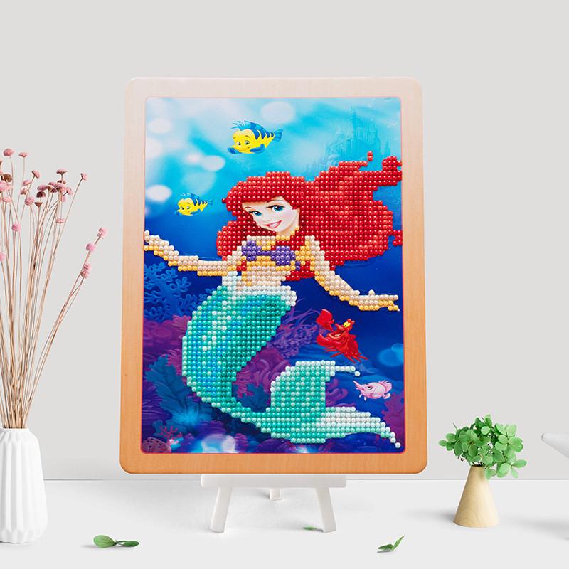 Набор алмазной мозаики ColorArt с подставкой Русалочка (18х23)