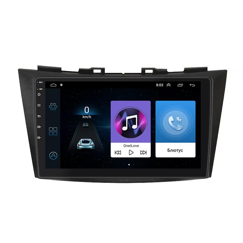 Магнітола штатна Lesko 9" для Suzuki Swift IV 2011-2013 1/16 Gb Wi-Fi GPS Base