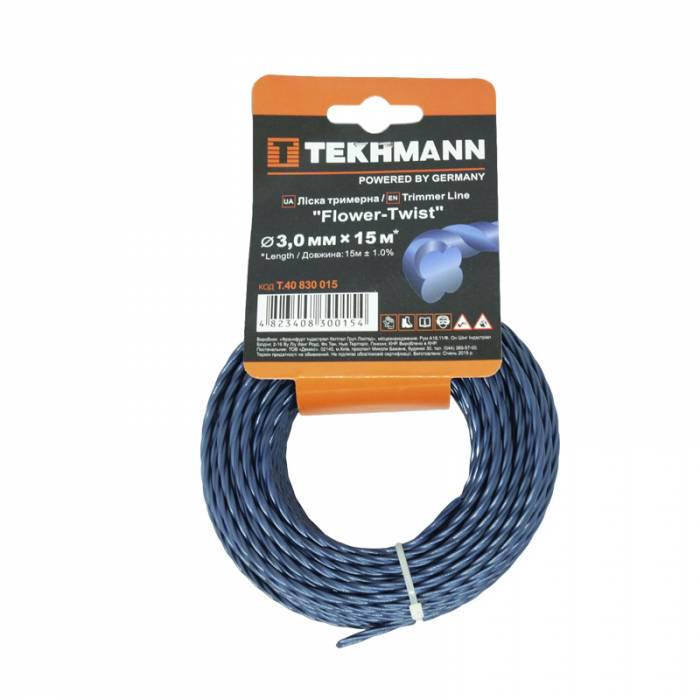 Леска для садовых триммеров Tekhmann Цветок Flower-Twist 3,0 мм x 15 м (404c908b) Леска для садовых триммеров Tekhmann Цветок Flower-Twist 3,0 мм x 15 м (404c908b)
