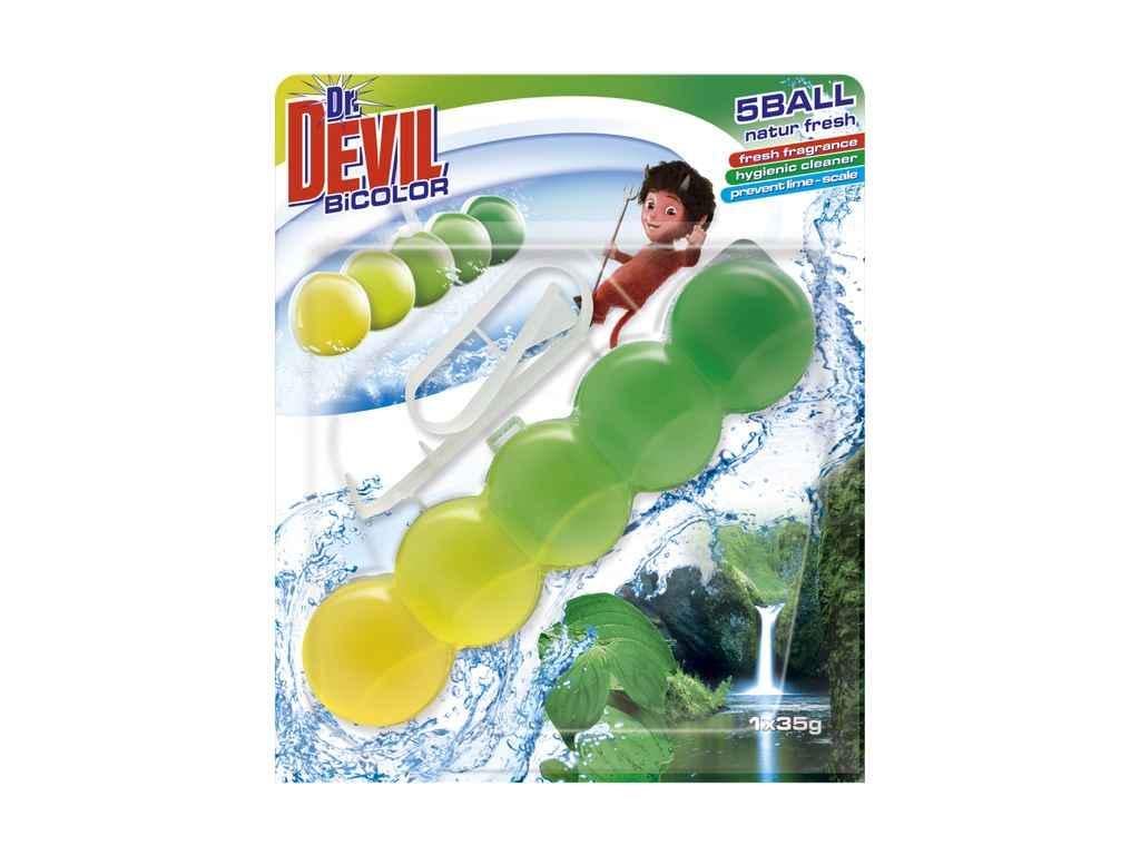 Блок для туалетів Dr.Devil BiColor 35 г Природна Свіжість (899536)
