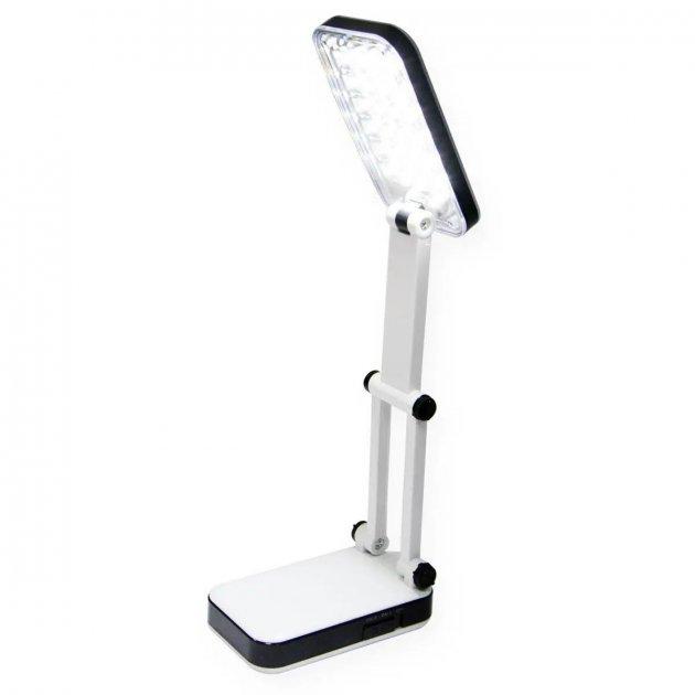 Лампа трансформер настільна Solar LH-666 акумуляторна 24 led 2W Білий (311666) - фото 3 Лампа трансформер настільна Solar LH-666 акумуляторна 24 led 2W Білий (311666) - фото 3