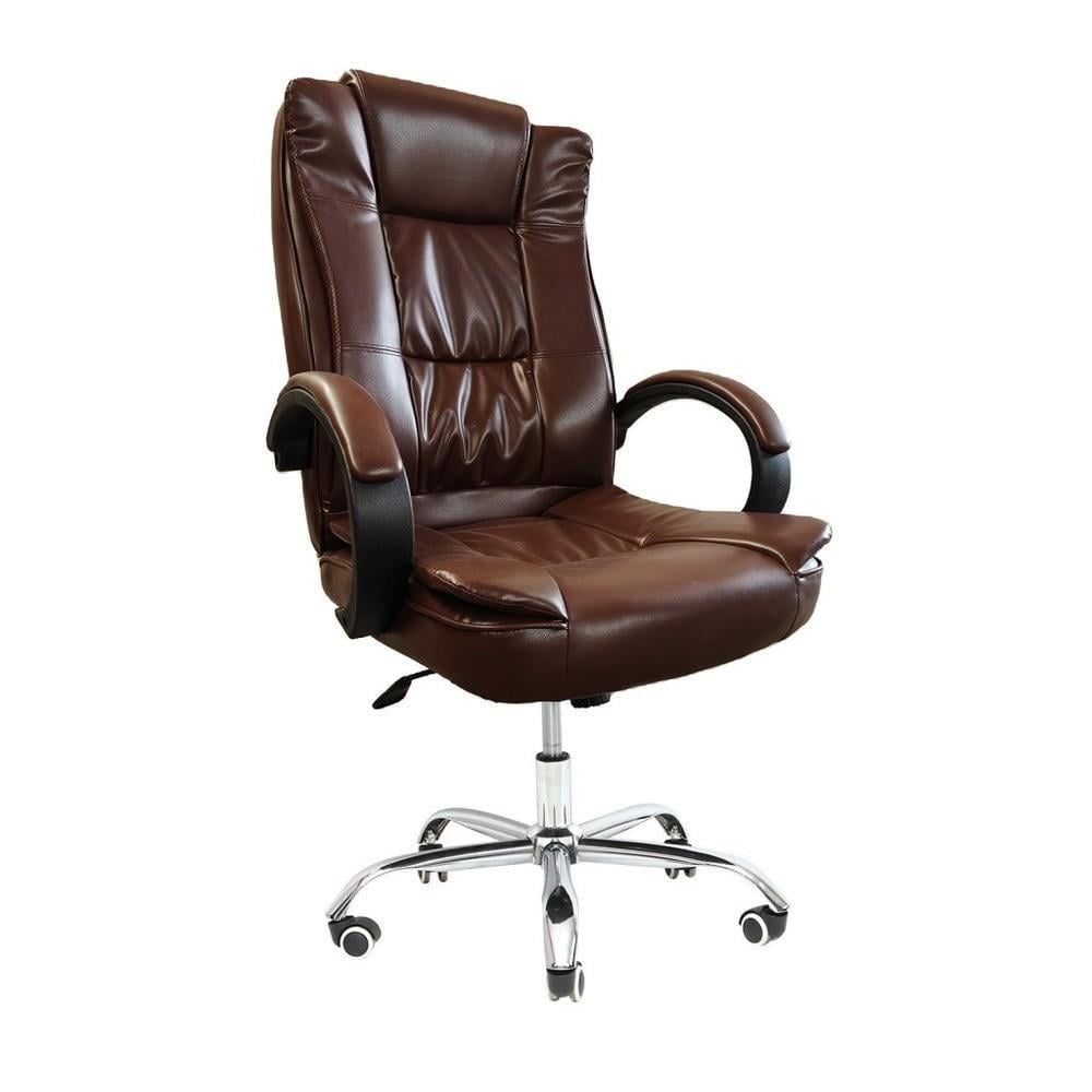 Офисное кресло Bonro B-607 до 120 кг Коричневый