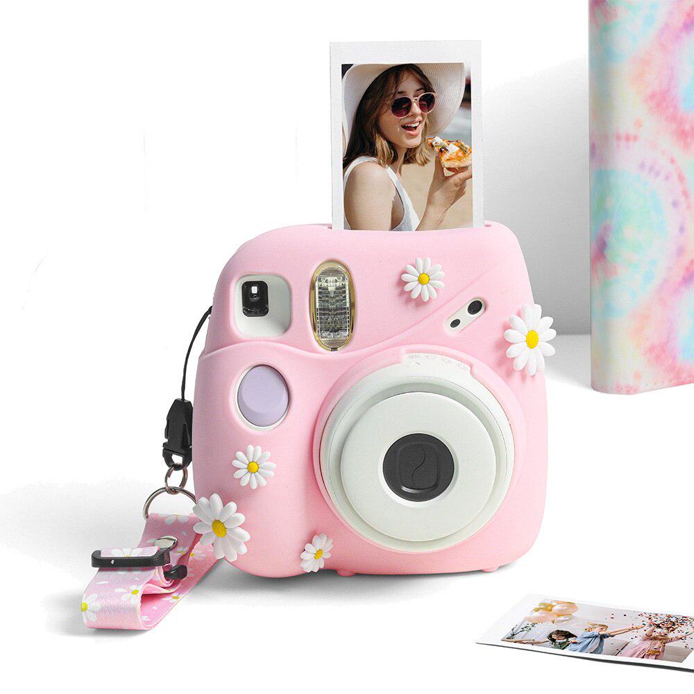 Чехол Polaroid Mini7 Instant Film Case Pink Flowers - фото 1 Чехол Polaroid Mini7 Instant Film Case Pink Flowers - фото 1