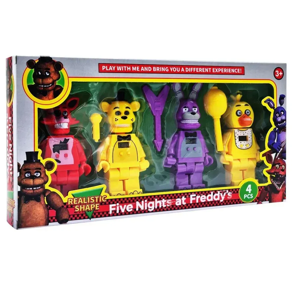 Детские игровые фигурки Five Nights at Freddy's из пластика 15 см 4 шт. Разноцветный (150-98-HG-3305/2)