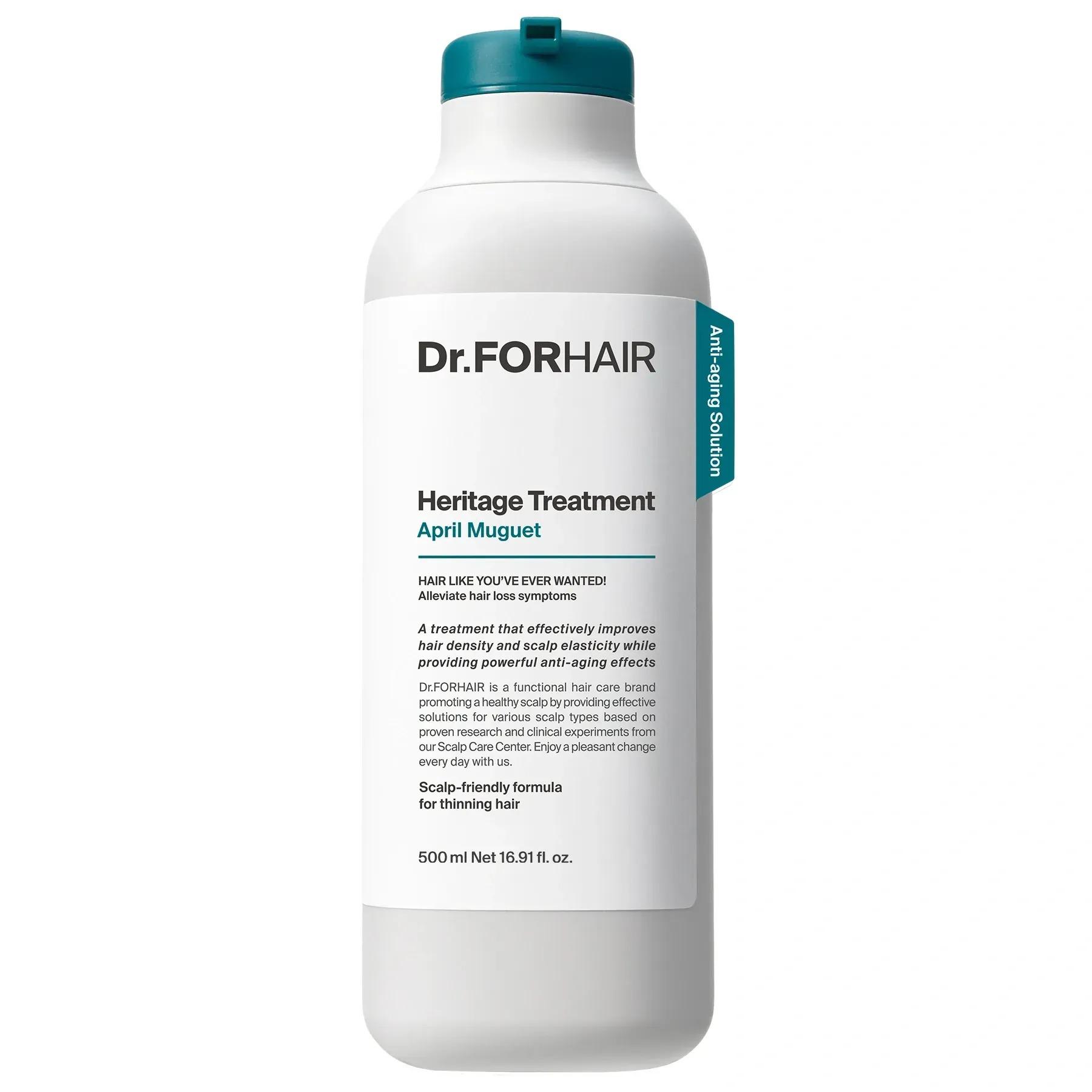 Маска-кондиционер для волос и кожи головы увлажняющая DR.FORHAIR Heritage Treatment April Muguet 300 мл (28843818)