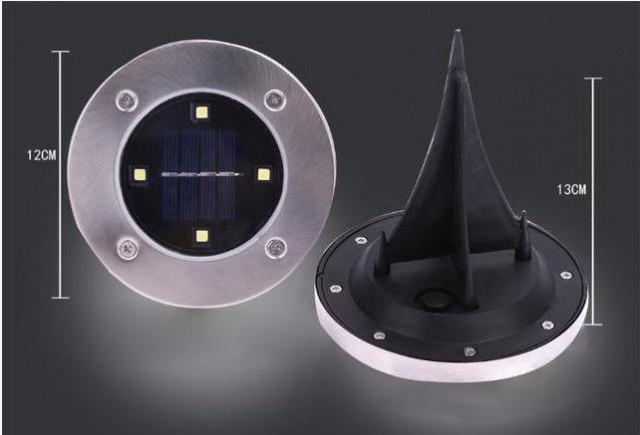 Світильник універсальний на сонячній батареї Solar Disk Lights - фото 3