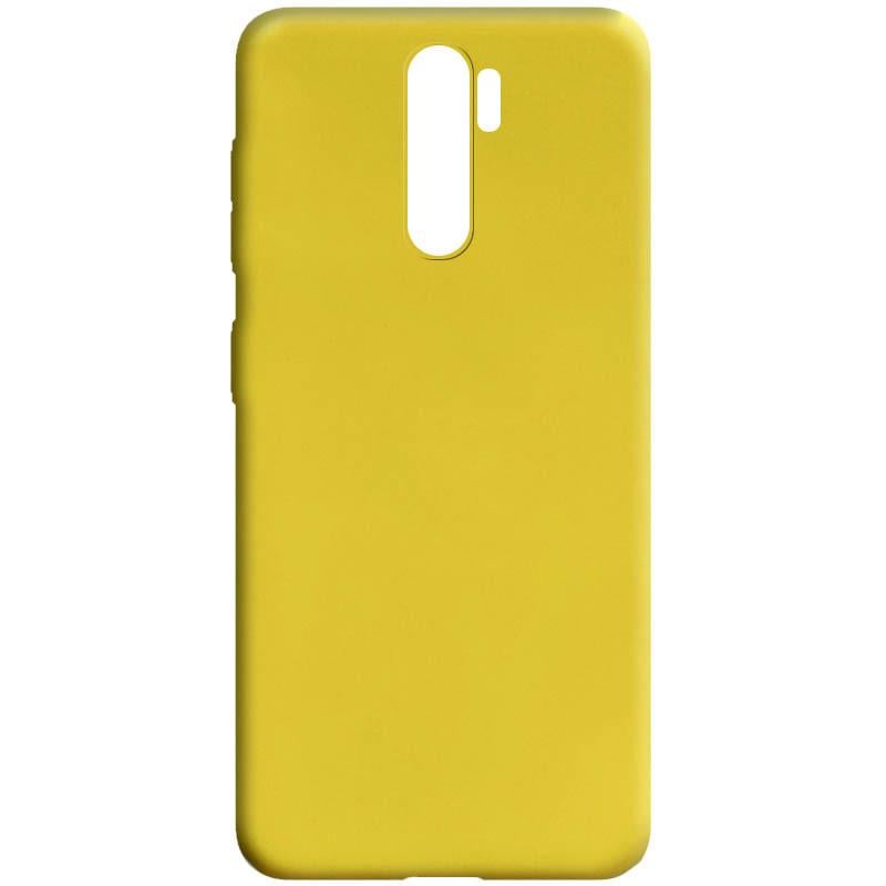 Противоударный Силиконовый чехол Candy для Xiaomi Redmi 9 Желтый