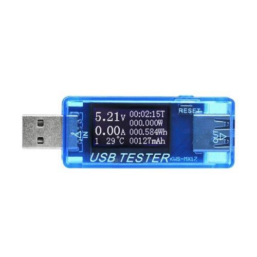 Тестер тока напряжения потребляемой энергии 8в1 8AF100151 USB (55937)