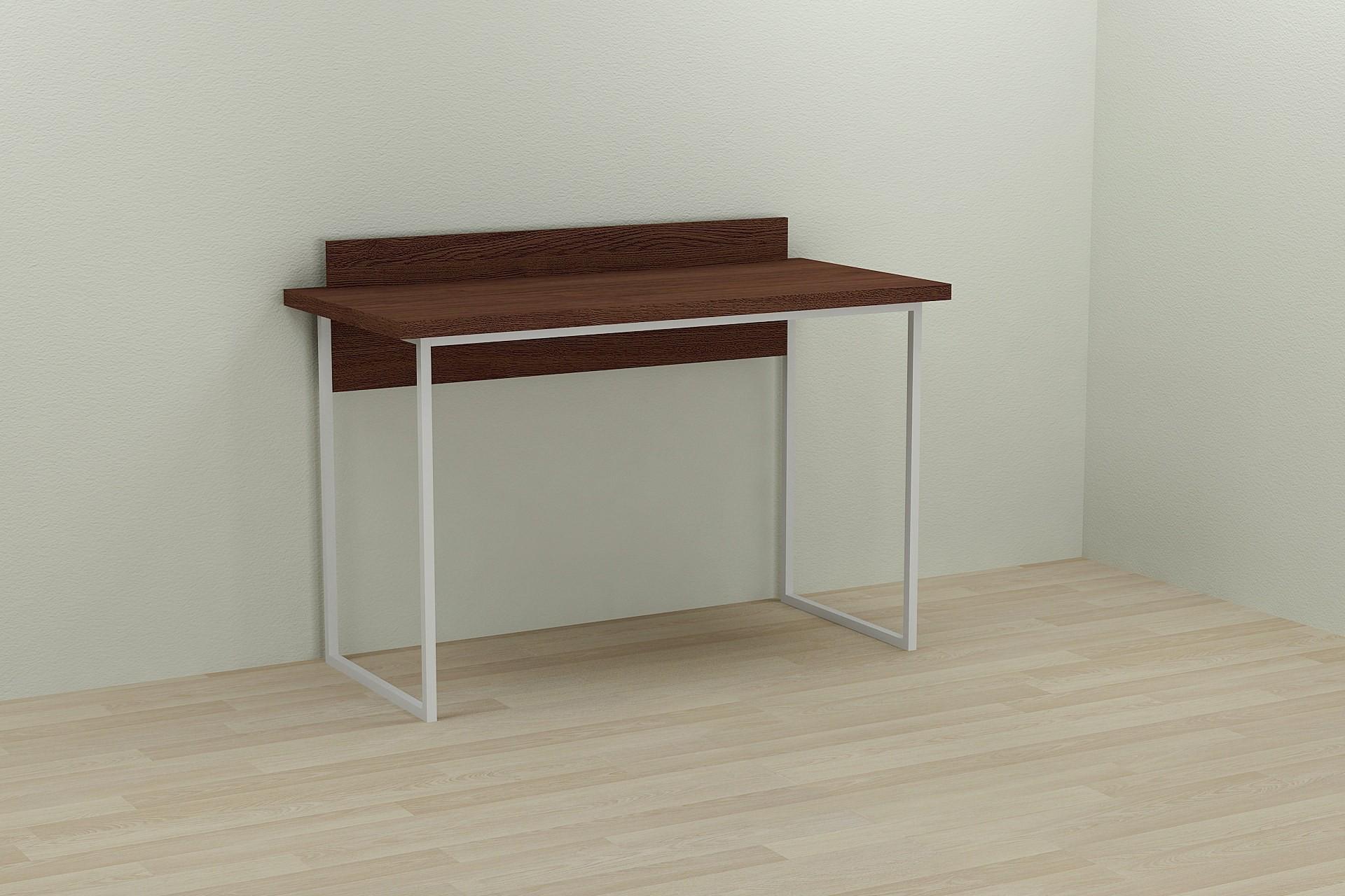 Стіл комп'ютерний Ferrum-decor Скай ДСП 32 мм 75x120x70 см Білий/Венге (FRD-106075)