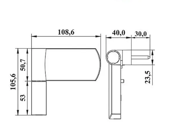 Петля дверная ASTEX AT27 3D для ПВХ дверей Черный (АТ27 RAL9005) - фото 5