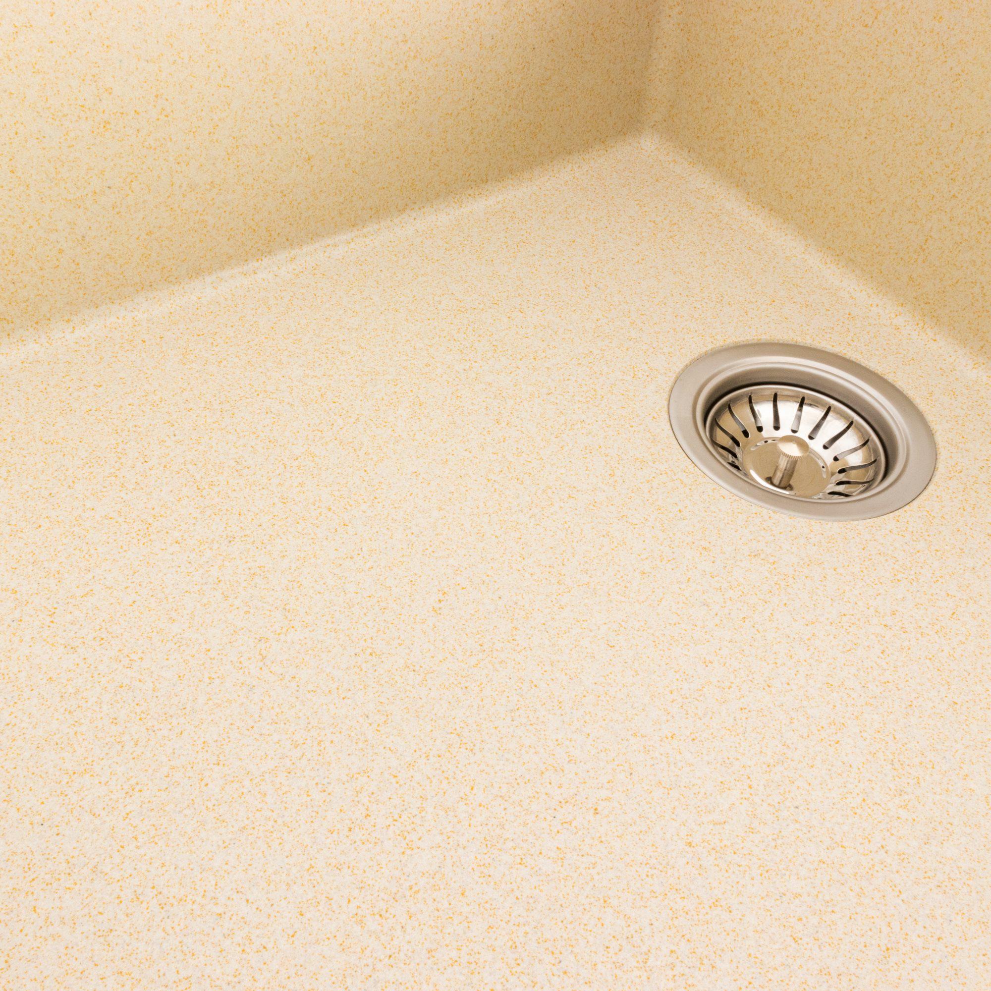 Мойка для кухни гранитная Platinum 8650 DIAMOND матовая Песочный - фото 5