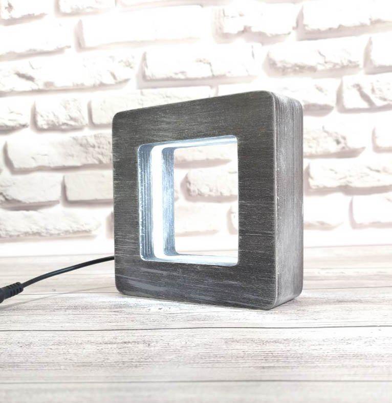 Светильник ночник из дерева ручной работы (23057-Нов)
