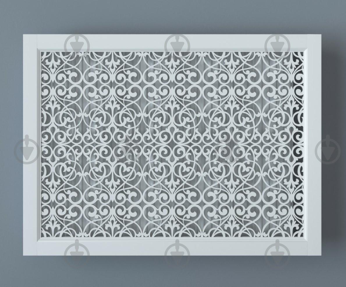 Экран-решетка декоративная на батарею отопления R33-F60 Белый (25294529) - фото 2 Экран-решетка декоративная на батарею отопления R33-F60 Белый (25294529) - фото 2