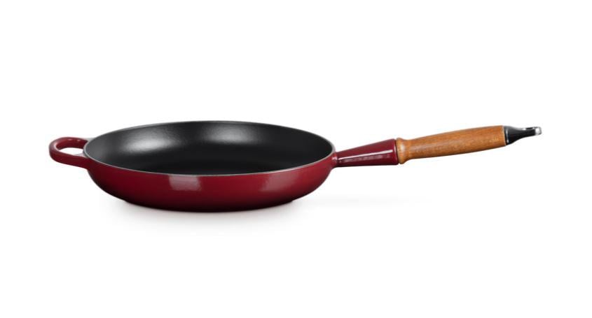 Сковорідка Le Creuset Signature з дерев'яною ручкою 28 см Rhone (20258289490422) - фото 2