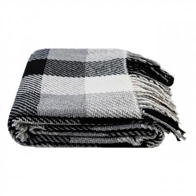 Плед флора 140x200 см Серый - фото 1